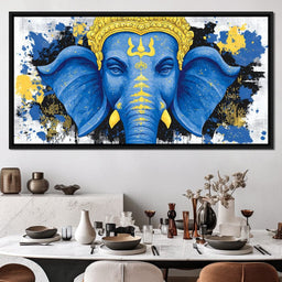 Ganesha Golden Majestic Tranquility - NicheCanvas