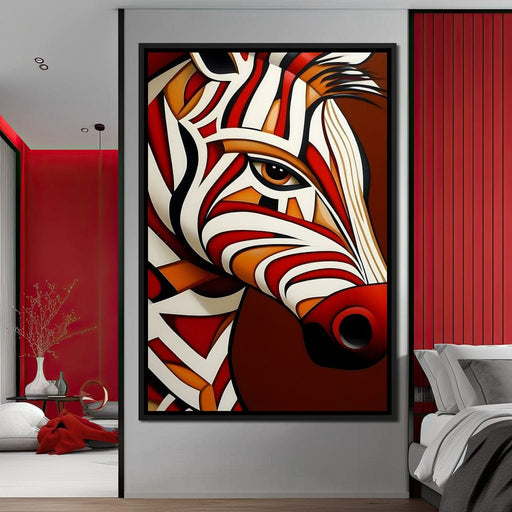 Stripes of the Savanna Melody Canvas Print