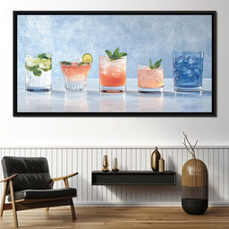 Colorful Cocktails - NicheCanvas
