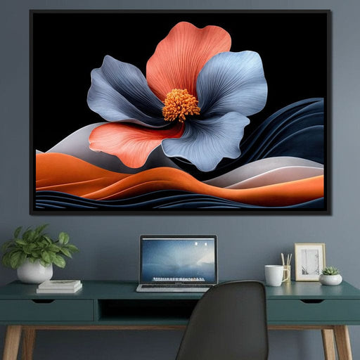 3D Bloom of Eternal Radiance - TooplesArt Canvas Print