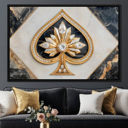 Golden Ace Diamond Blossom - NicheCanvas