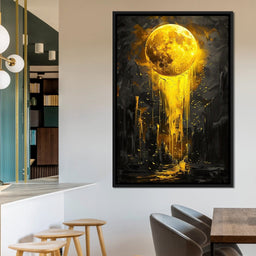 Golden Monolith Meltdown - NicheCanvas