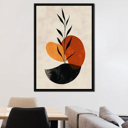 Plant Leaf Abstract Balance - NicheCanvas