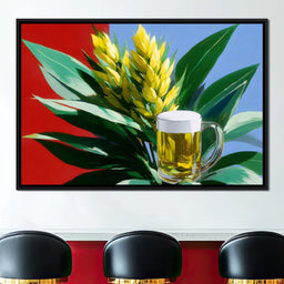 Golden Harvest Brew Symphony - NicheCanvas