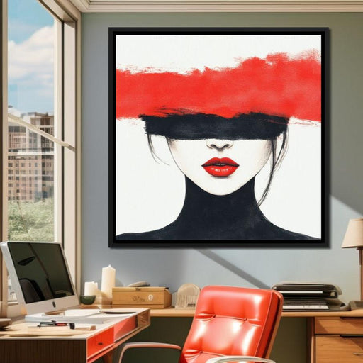 Radiant Allure Portrait Mystique Canvas Print