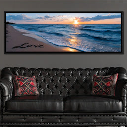 Sunset Shores Eternal Affection - NicheCanvas