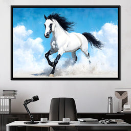 Gallop Through the Clouds - NicheCanvas