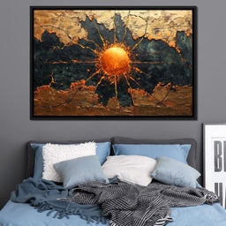 Aurora Burst Embers - NicheCanvas