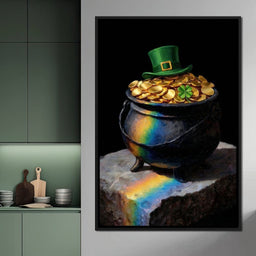 Leprechaun Gold Pot Luck - NicheCanvas