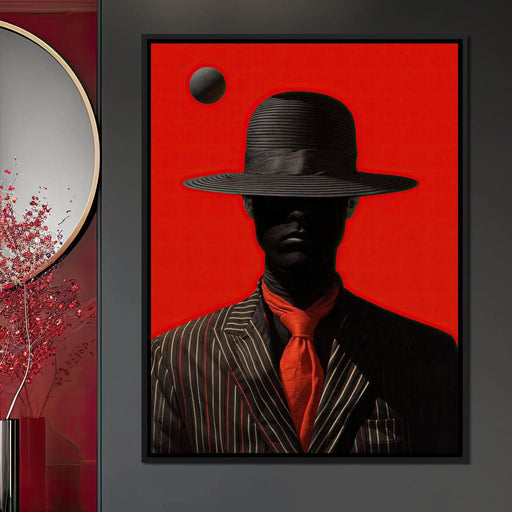 The Man Who Wasn’t There - TooplesArt Canvas Print