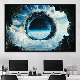 Portal to Celestial Realms - NicheCanvas