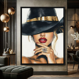 Midnight Allure Elegance - NicheCanvas