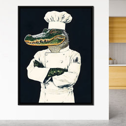 Gator Chef Culinary Humor - NicheCanvas