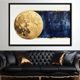 Golden Lunar Night - NicheCanvas