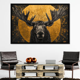 Golden Majesty of the Wild - NicheCanvas