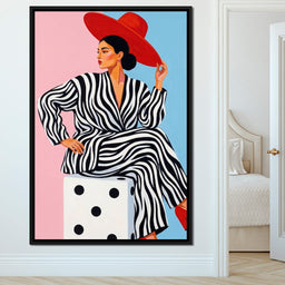 The Dice and the Diva - TooplesArt - NicheCanvas