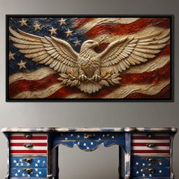 Sovereign Wings Above The Union - NicheCanvas