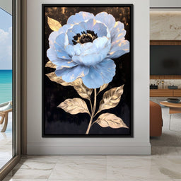 Golden Petal Elegance Bloom - NicheCanvas