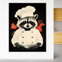 Chef Raccoon's Culinary Adventure - NicheCanvas