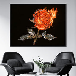Fading Passion Consumed By Fire - NicheCanvas