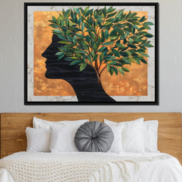 Golden Reflections of Nature - NicheCanvas