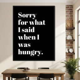 Apology Before Snacks Take Over - NicheCanvas