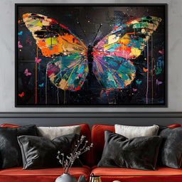 Enchanted Butterfly Mosaic - NicheCanvas