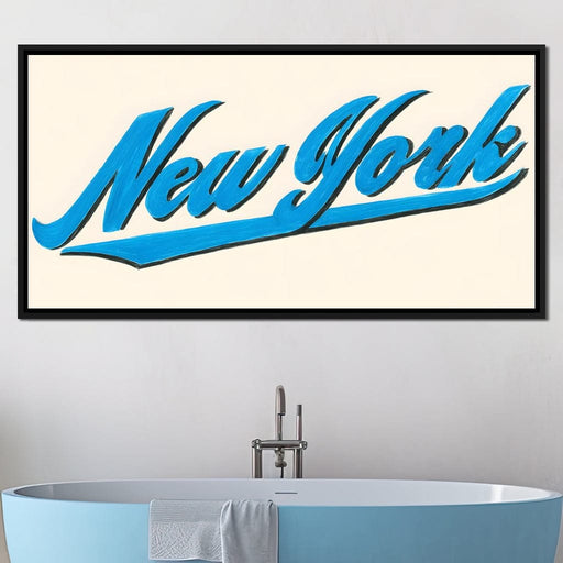 New York City Lettering Canvas Print