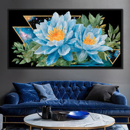 Stellar Lotus Blossom Radiance - NicheCanvas