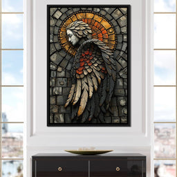 Ethereal Angel Guardian Mosaic - NicheCanvas