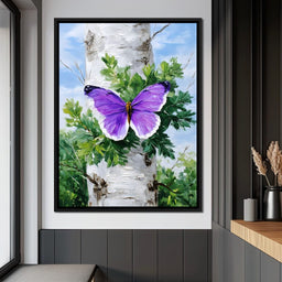Butterfly Dreams Forest Canvas - NicheCanvas