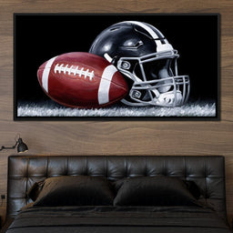 Gridiron Glory Under Night Lights - NicheCanvas