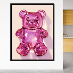 Pink Bear Gummy - NicheCanvas