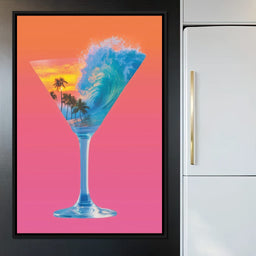 Double Exposure Martini - NicheCanvas