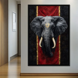 Golden Sigil Elephant King - NicheCanvas