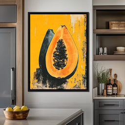 Papaya Vibrance - NicheCanvas