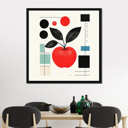 Geometric Apple - NicheCanvas