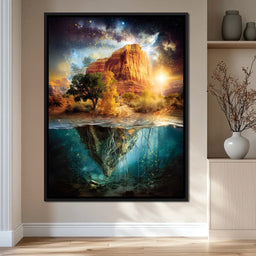 Celestial Canyon Dual Realm - NicheCanvas