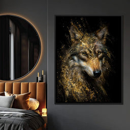 Radiant Lupine Goldburst Spirit - NicheCanvas