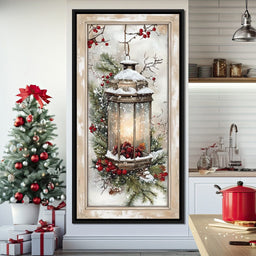 Lantern Glow Winter Enchantment - NicheCanvas