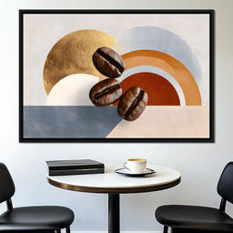 Golden Bean Sunrise Canvas - NicheCanvas