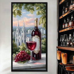 Wine Reverie Cathedral Vista - NicheCanvas