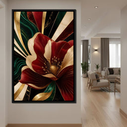 Gilded Petals Of Luxury - NicheCanvas