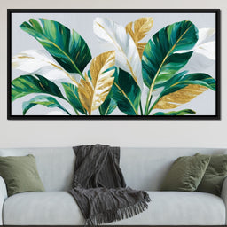 Gold Leaf Botanical Palmdream - NicheCanvas