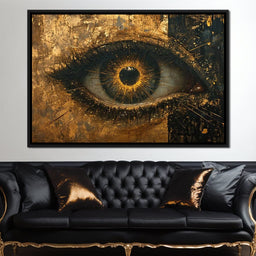  Golden Glimpse Into the Soul B - NicheCanvas