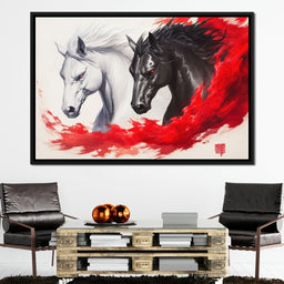 Phantom Rush of Equines - NicheCanvas