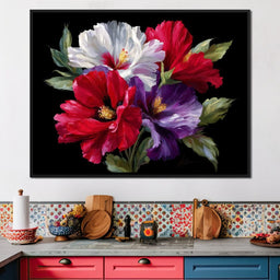 Velvet Peony Trio Bouquet - NicheCanvas