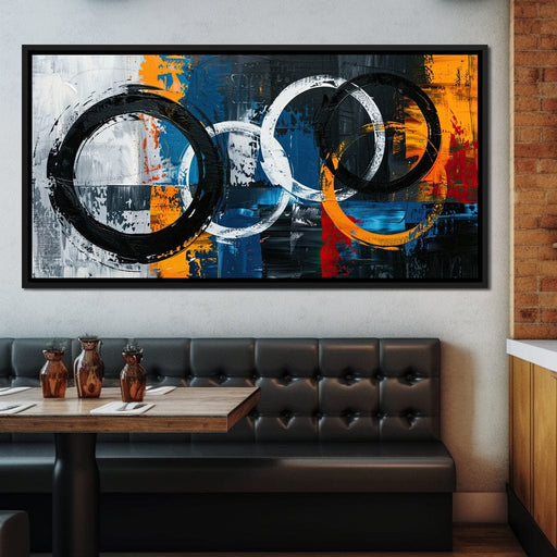 Spectral Orbits in Harmony Canvas Print