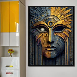 Golden Dawn Masked Fusion - NicheCanvas