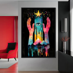 Celestial Visionary Voyage - NicheCanvas